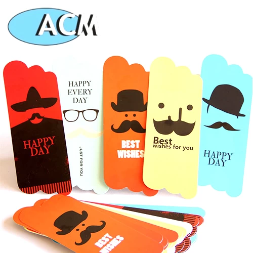 China ACM-P005  Customized paper bookmarks for books manufacturer