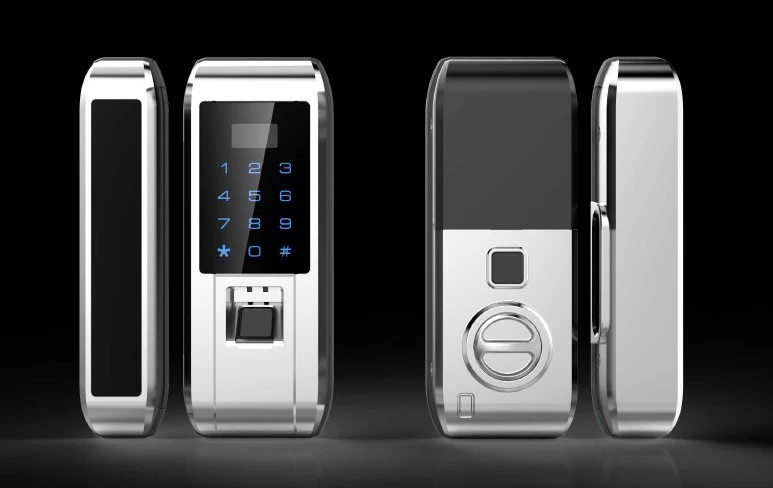 ACM-S600 Screen Office Digital Password Remote Control Fingerprint Smart Sliding Glass Door Lock