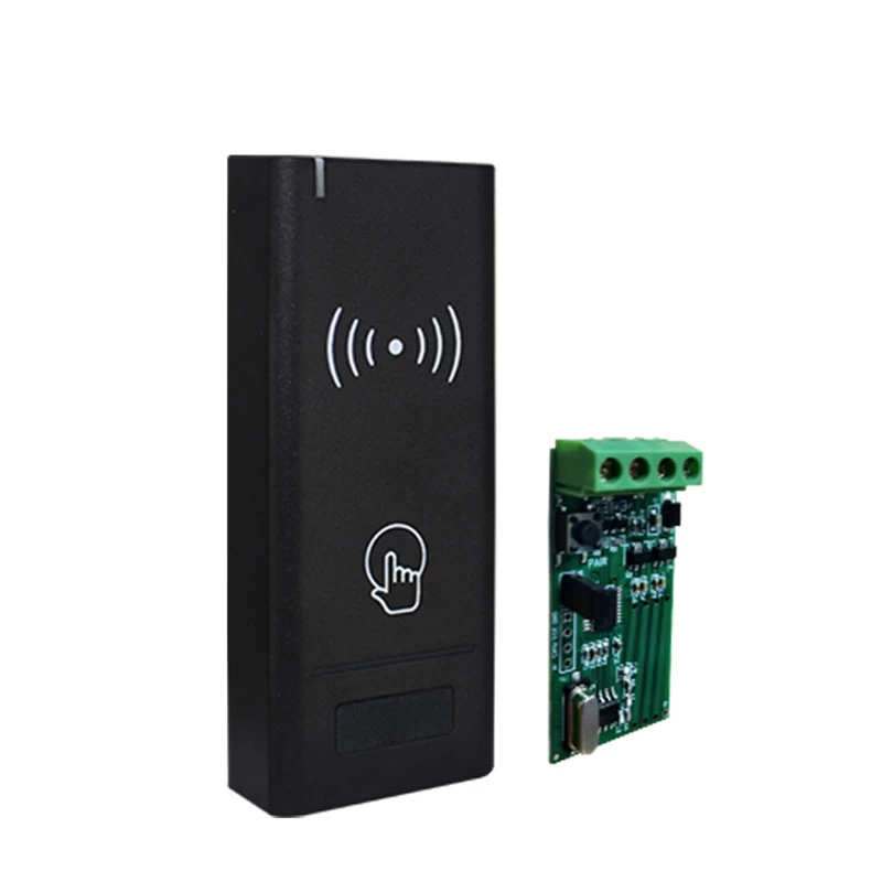 ACM301 433MHz Rolling Code Wireless Wiegand Access Control RFID Card Reader with 30m Wireless Distance 125KHz EM Wireless Card Reader