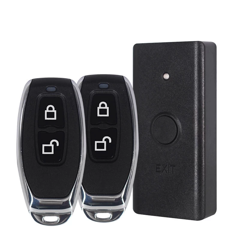 ACM-A95 Metal Wireless Fingerprint Keypad+ Wireless Bolt Lock + Wireless Exit Button IP68 DIY Fingerprint Lock Kits for office us