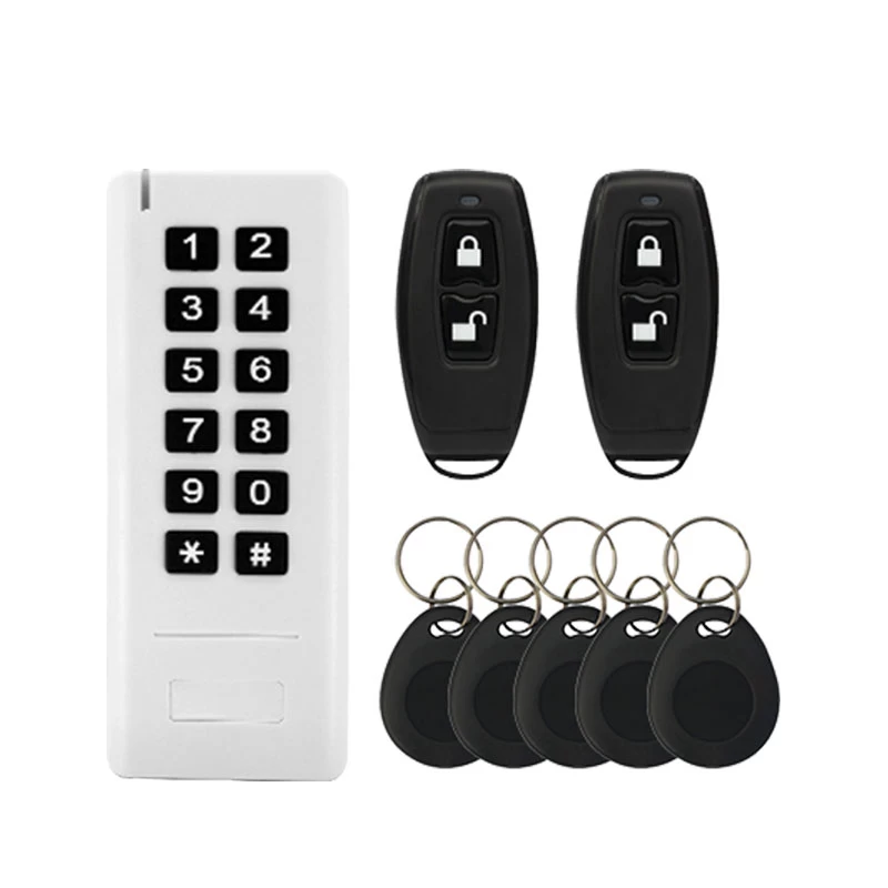 ACM307 Wireless 433MHz Electric Door Lock Access Control Kit Security Lock with 125KHz EM card Password Keypad Remote