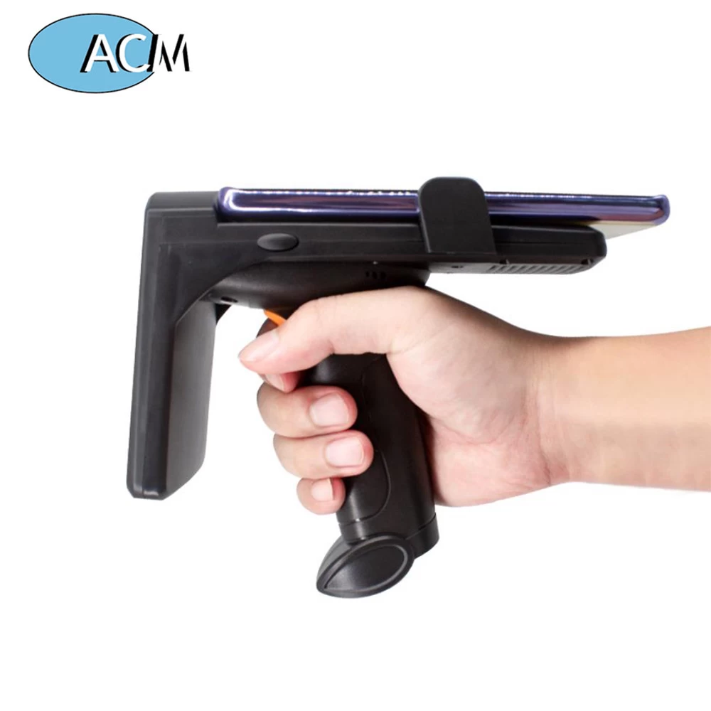 Cina ACM319-C QR Code RFID Tracking Inventory Reader 18000-6C Protocol UHF Collector Handheld Scanner Barcode Collecting Machine produttore