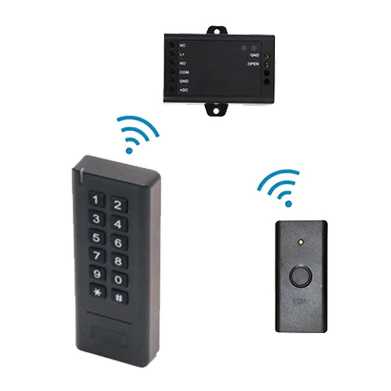 ACM404 2.4G Wireless Numeric plastic access control Keypad