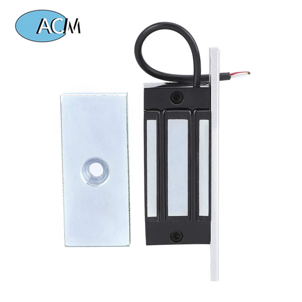 Access Control System 60kg EM Locks Magnetic Aluminum Alloy 2 Wired Electric Locker Home Safety DC 24V Door Lock