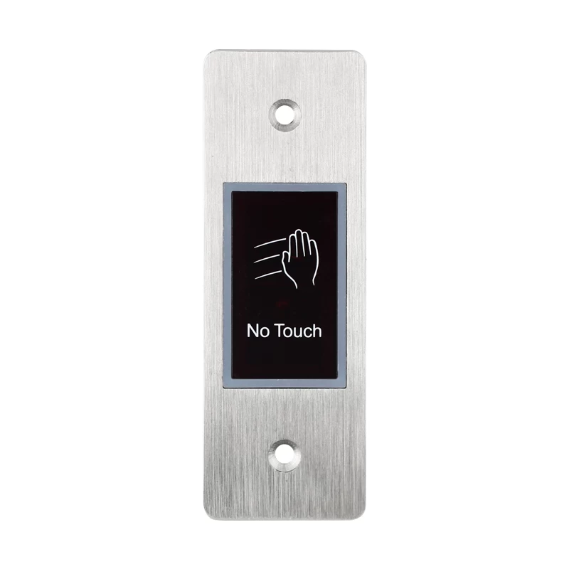Adjustable Infrared Sensor Door Release Button Switch Stainless Steel No Touch Exit Button