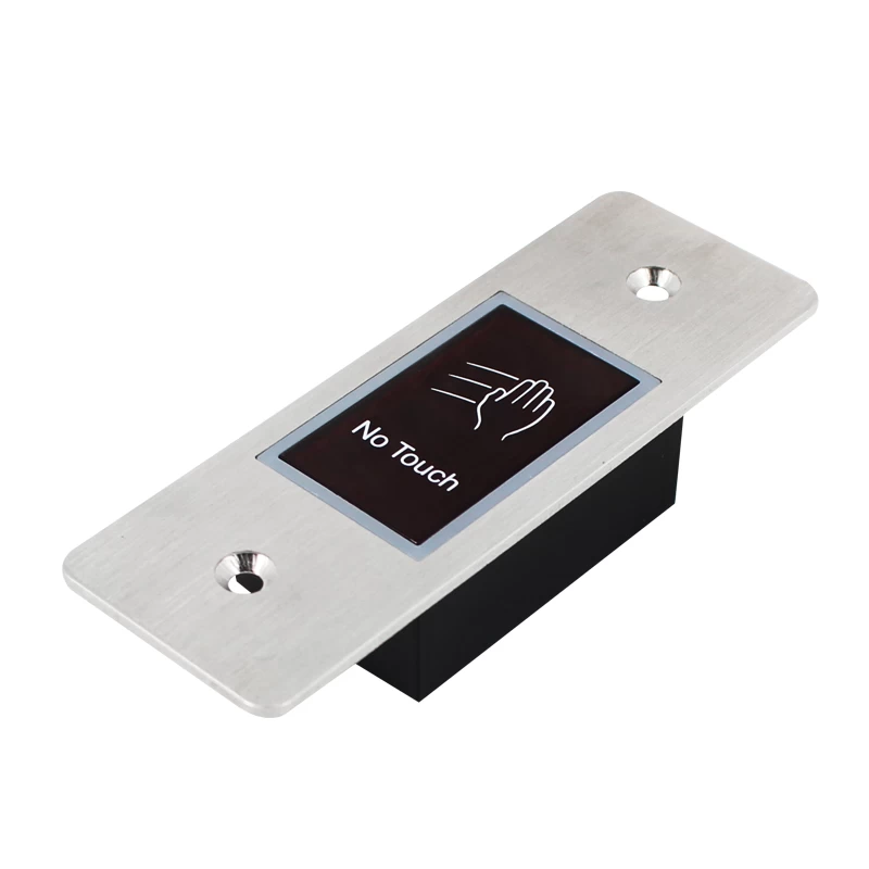 Adjustable Infrared Sensor Door Release Button Switch Stainless Steel No Touch Exit Button