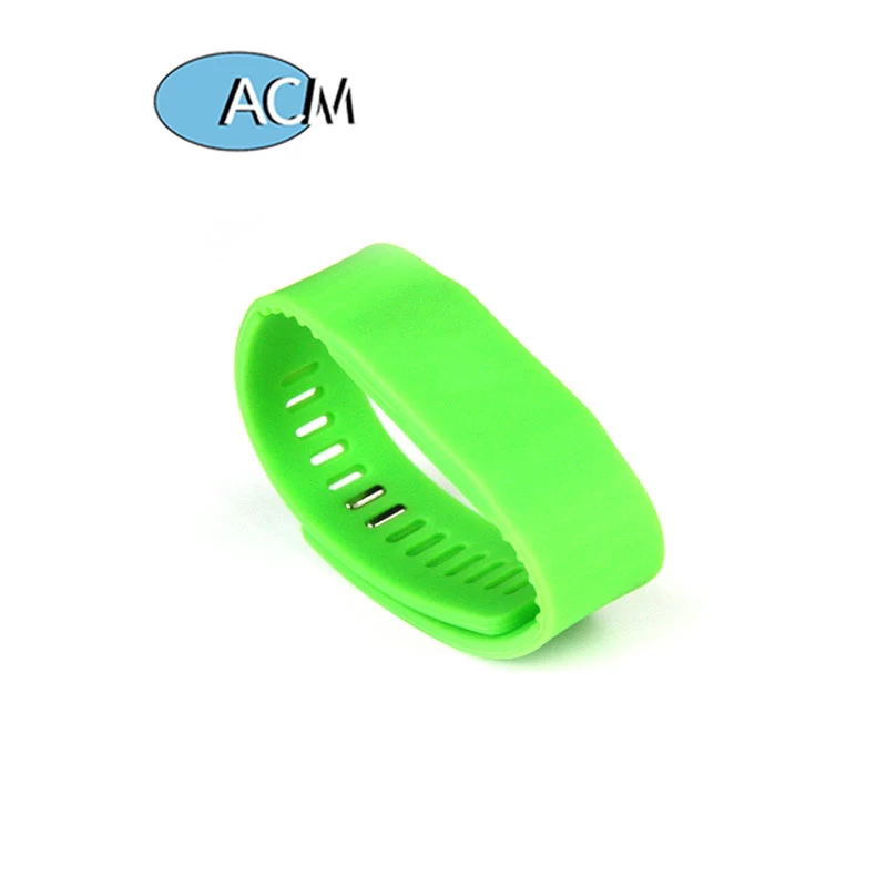 Adjustable Passive RFID Wristband Silicone RFID Wristband NFC TAG Waterproof Smart RFID Bracelet
