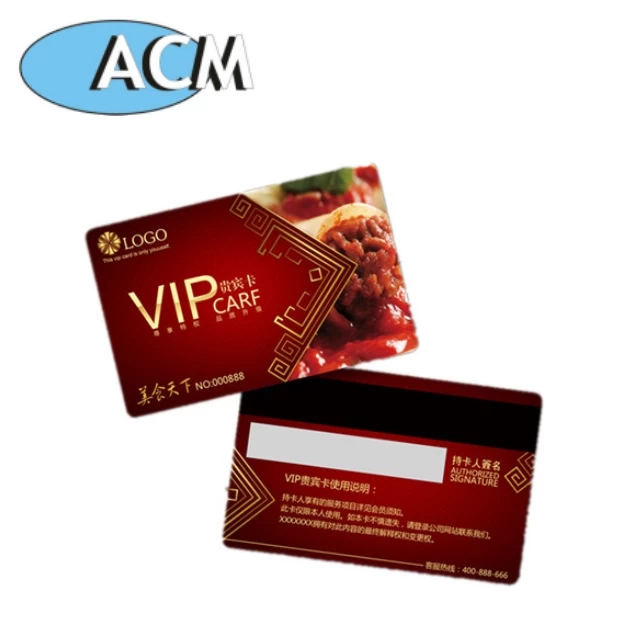Best selling Customized PVC magnetic stripe card