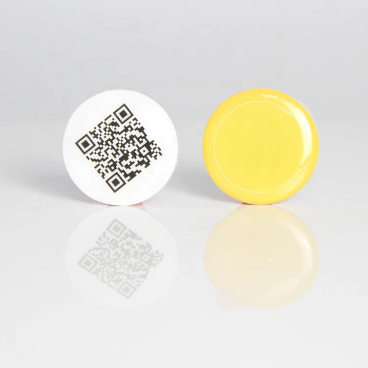 Mini tag nfc in PVC con logo personalizzato stampato adesivi NFC per  condivisione sui social media