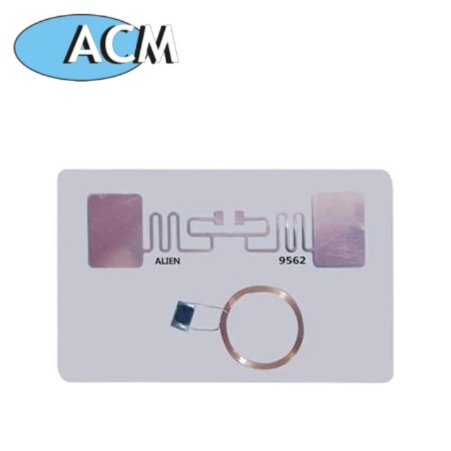 Dual Frequency EM and UHF RFID Cards