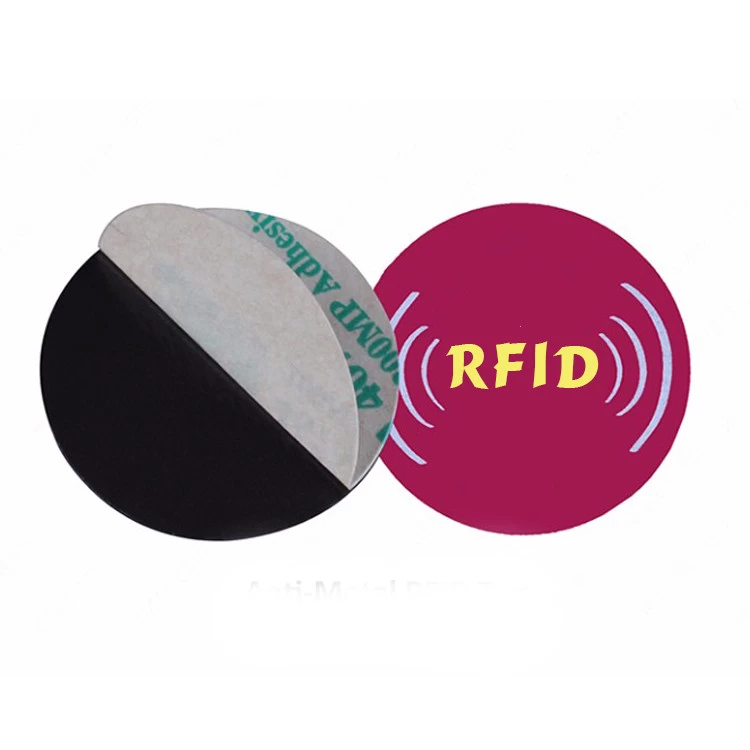 Durable HF RFID Sticker Printable 13.56mhz Flexible Programmable RFID Tag On Metal For Asset RFID Security Tag