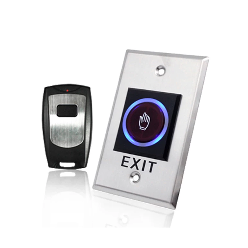 China Electric Remote Controller Infrared Sensor Exit Button Waterproof Push Button No Touch Exit Button manufacturer