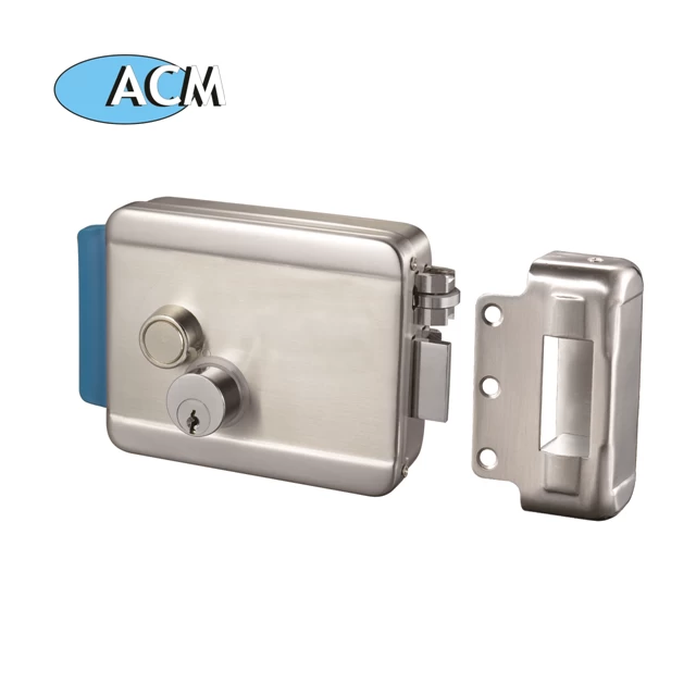 China Electric rim lock with double cylinders manufacturer