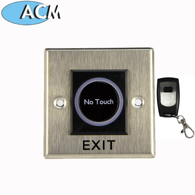 China ACM-K2B Factory price access control wireless remote infrared sensor release exit button/switch manufacturer