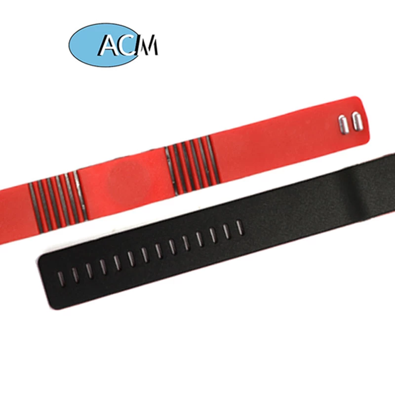 Festival Eco Friendly LF HF UHF Chip Wristbands Price Programmable Chip Silicone RFID NFC Tag Bracelet