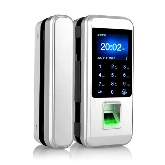 China Fingerprint And USB Support Glass Door Digital Lock manufacturer