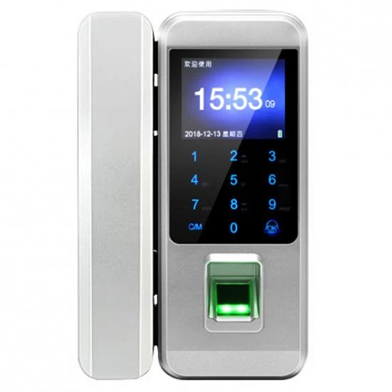 Fingerprint And USB Support Glass Door Digital Lock