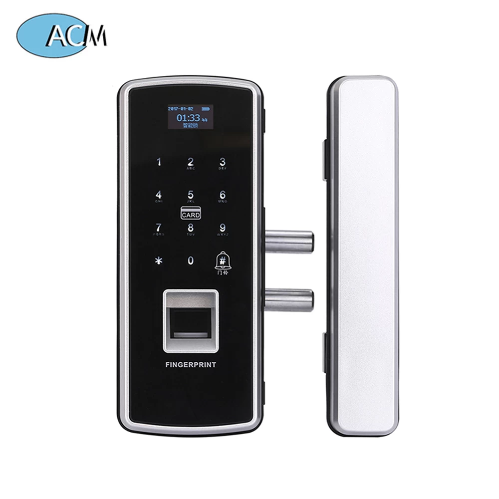 Fingerprint Smart Glass Lock Electronic Password Door Access Control System