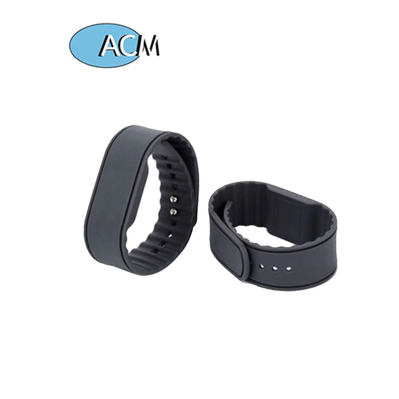 Fitness club WaterPark smart watch bracelet 13.56MHz passive silicone wristband