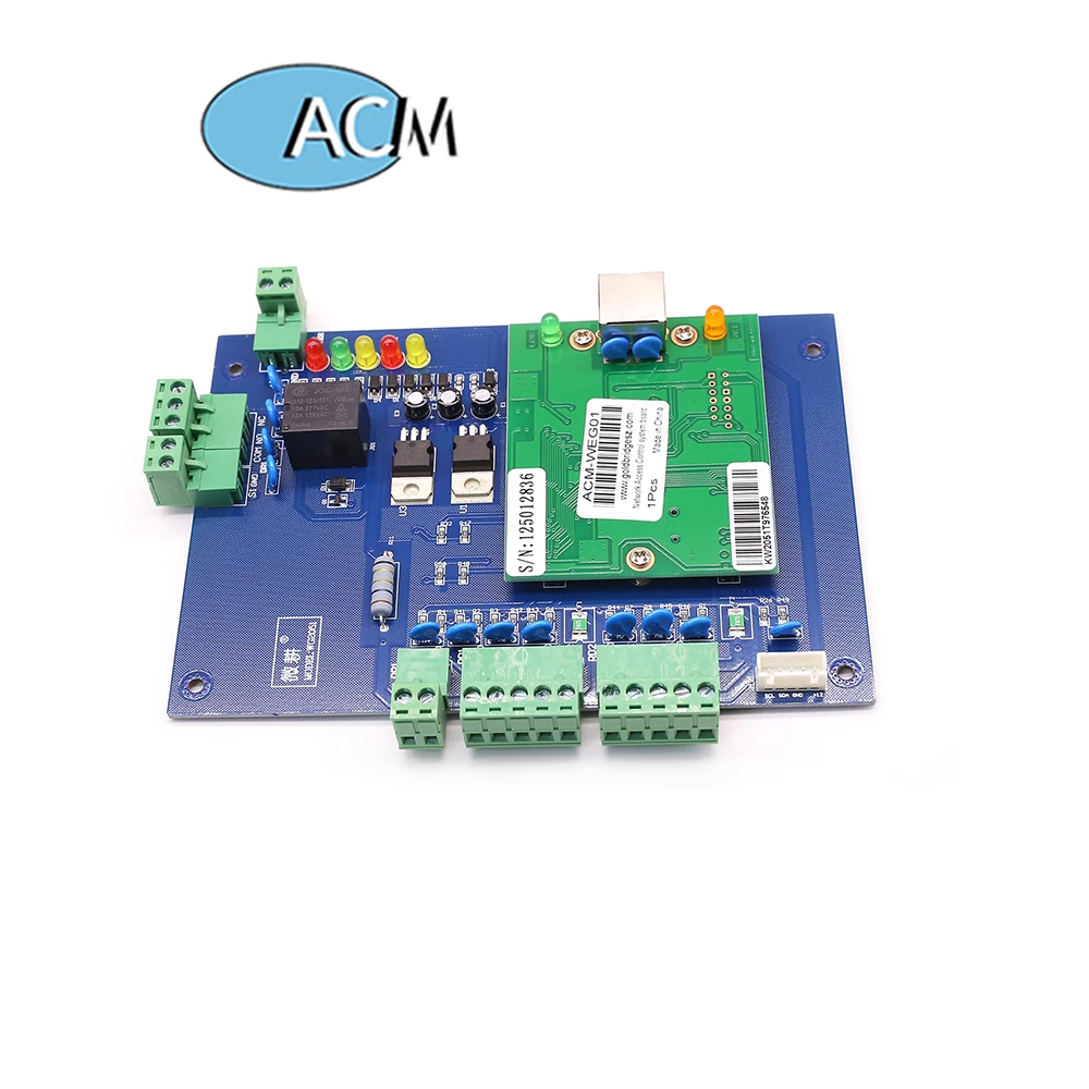 SDK Software Single Door TCP/IP Network Access Controller PCB Board Wiegand Gate Access Control Panel