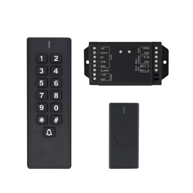 ACM302 High Secure Single Door Wireless Access Control Kits with Mini Wireless Controller and Wireless Exit Button