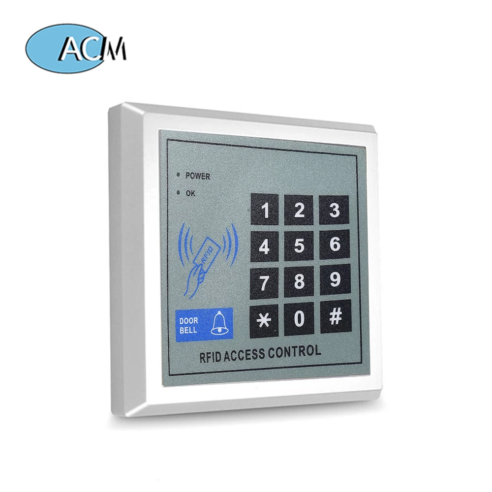 China Hot Sale Office Door Open Entry Security Access Controller 13.56Mhz RFID Keyfob Standalone Touch Metal Keypad Code Reader fabricante