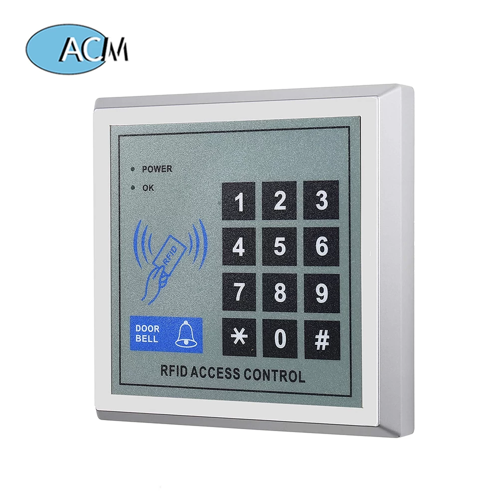 Hot Sale Office Door Open Entry Security Access Controller 13.56Mhz RFID Keyfob Standalone Touch Metal Keypad Code Reader