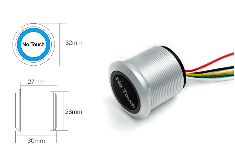 Infrared Sensor Exit Button For Door Access Control System