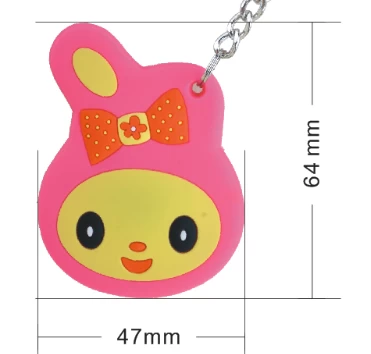 Manufacturer cost custom cartoon design Rfid low/high frequency keychain tag