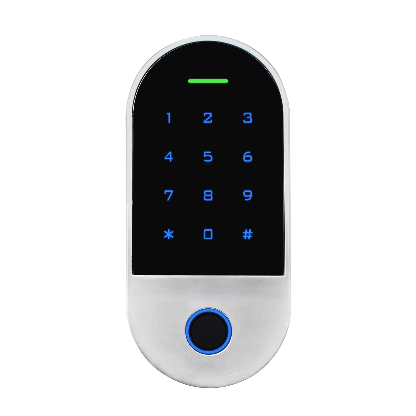 中国 Metal IP66 125KHz RFID Proximity Card Reader Touch Keypad Fingerprint Access Control メーカー