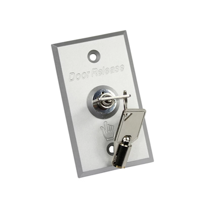 Metal Stainless Door Exit Access Control Lock System Emergency Waterproof Key Switch Push Button