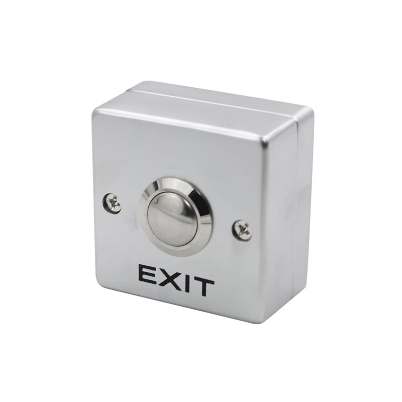 Mini Zinc Alloy Exit Push Button With Button Box