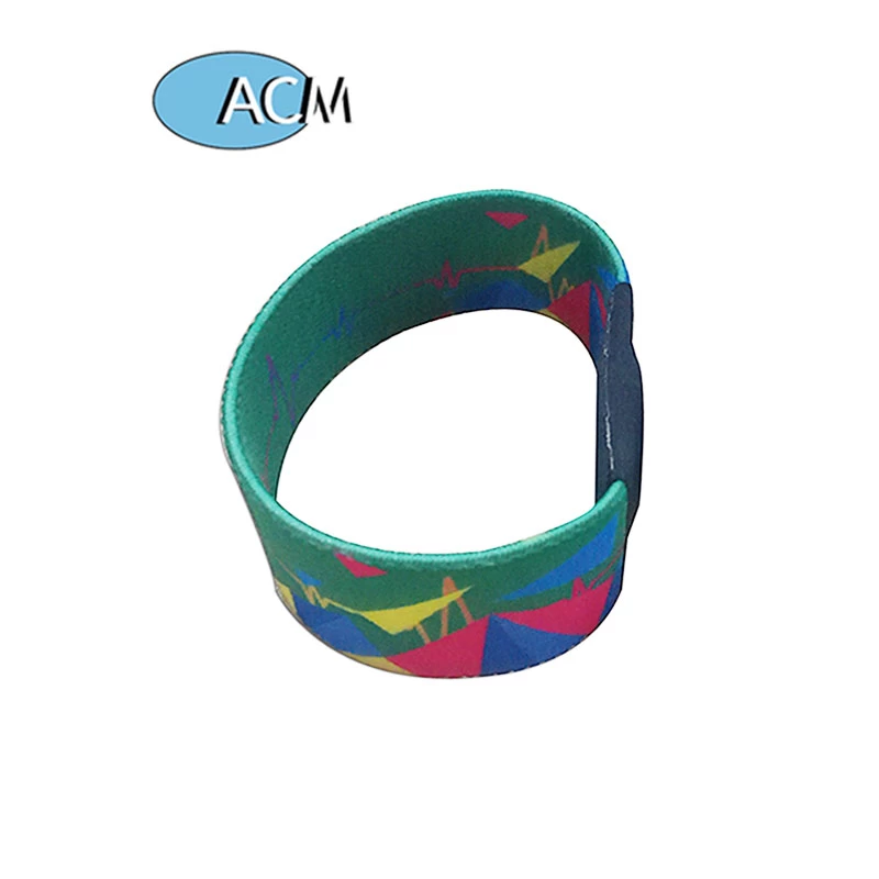 Customized RFID elastic bracelet 125khz em4100 Stretch Wristband