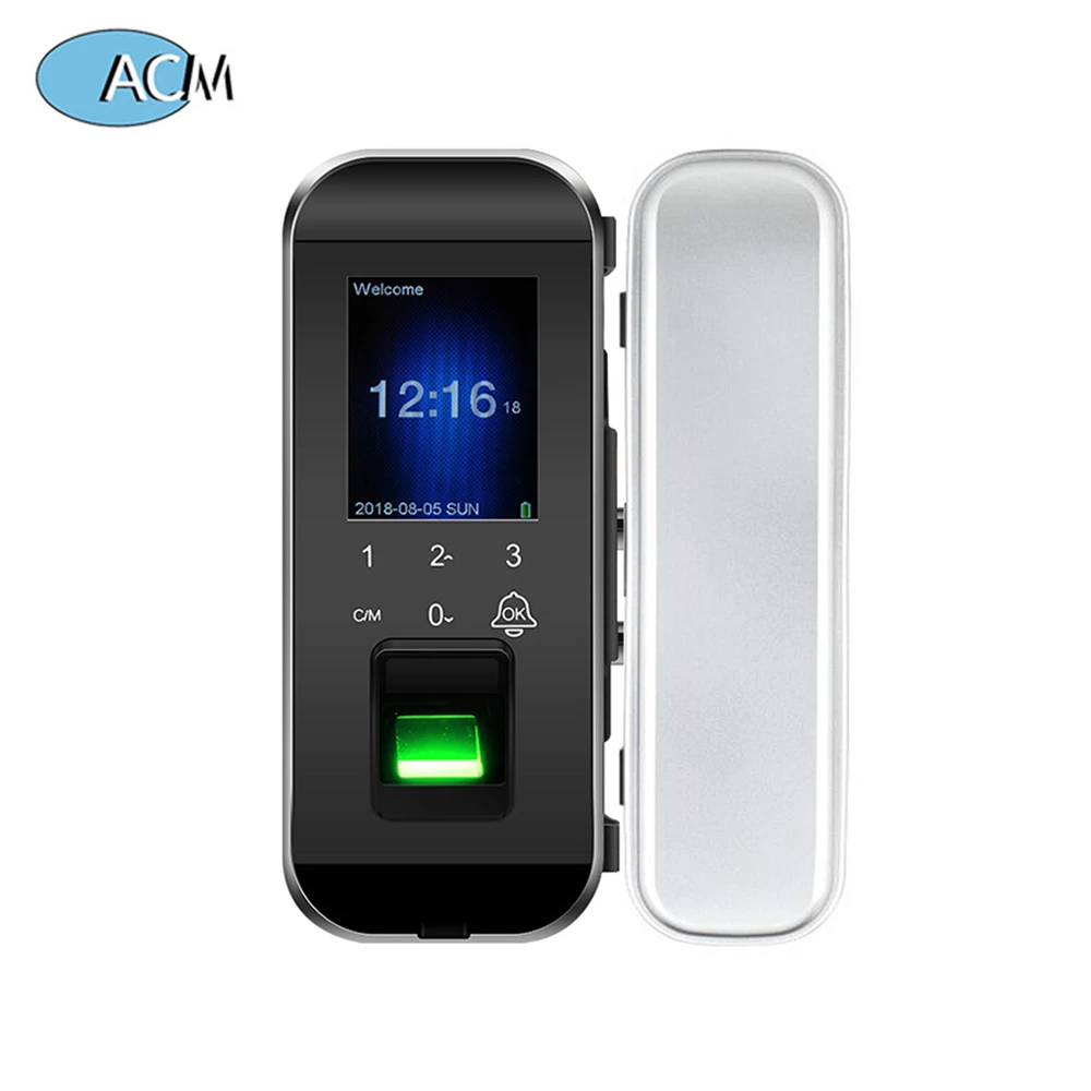 Smart Lock, Virtual Password Input Touch Screen App Control Fingerprint Door Lock Fast Recognition Low Battery Alarm For Home Office Hotel