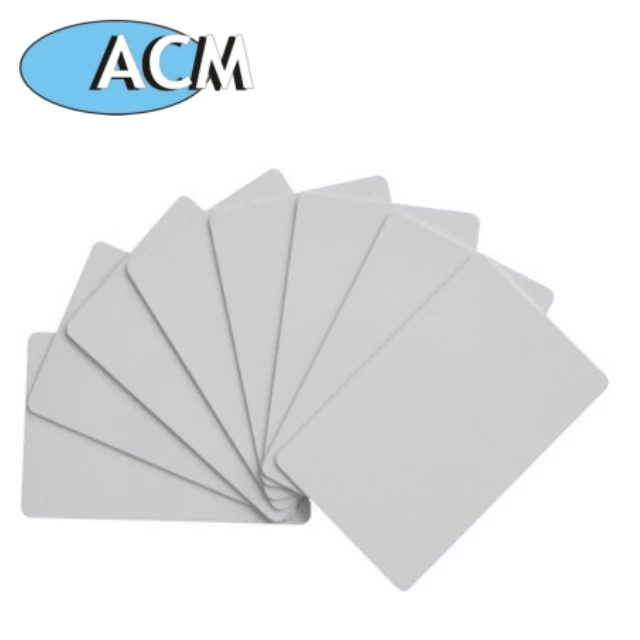 PVC Blank RFID Dual Frequency Rewritable Access Control Smart Card with 125khz and UHF Chip
