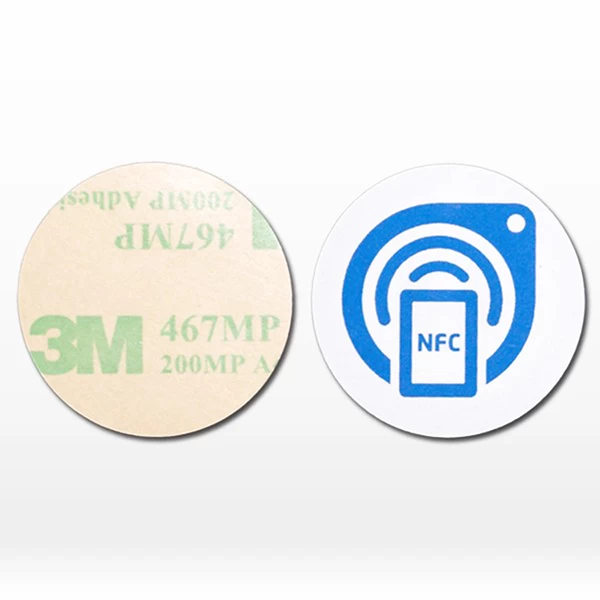 China Paper/PVC and anti-metal Material and 13.56MHz RFID Frequency NFC RFID Sticker manufacturer
