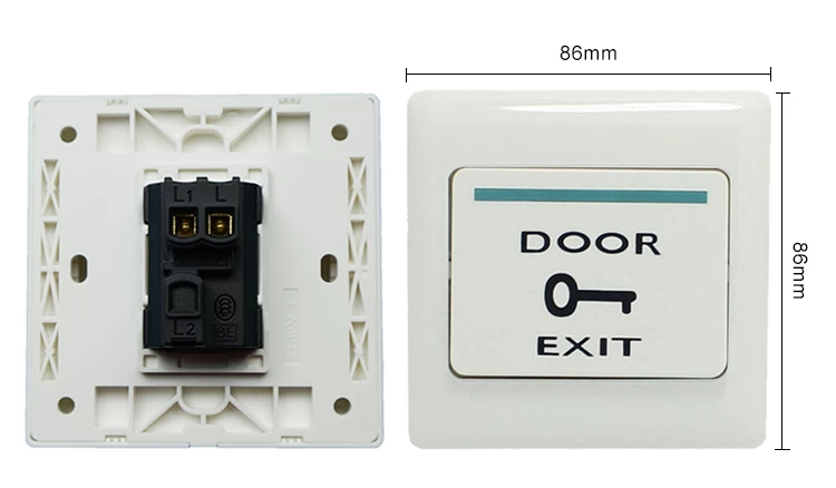 Plastic Access Exit Button For Push Exit Button