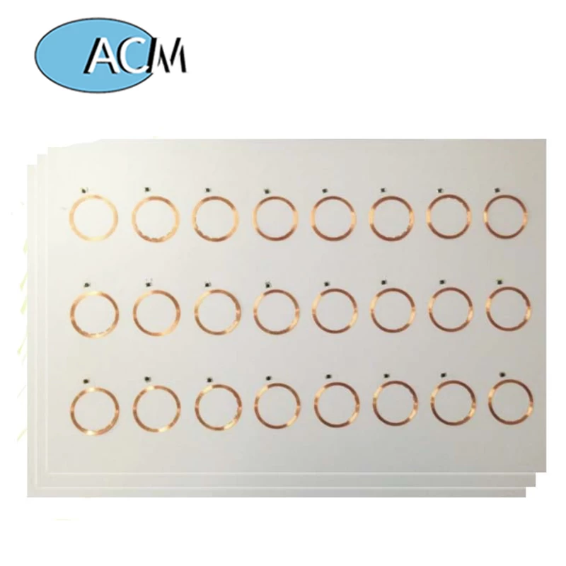 China Professional low price 13.56MHz 1K F08 Chip Prelam RFID Inlay Sheet for laminating ID card Hersteller