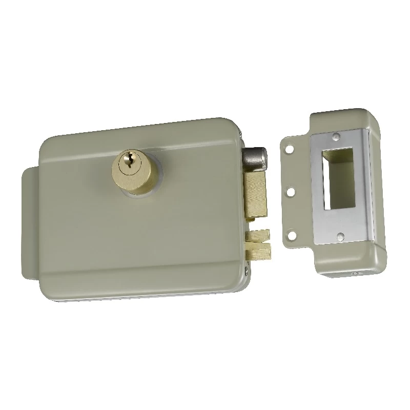 Professional supplier 12vdc cylinder electric lock with safe latch for door security lock