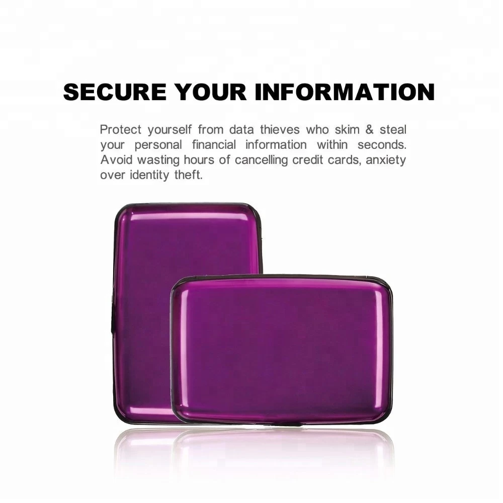 RFID Blocking Credit Card Protector Wallet Case