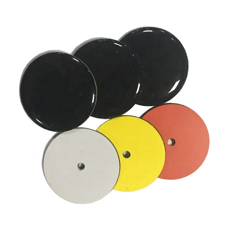 RFID plastic PVC 30mm Diameter Round Coin rfid disc tag with Antimetal Sticker