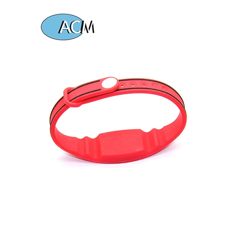 Security Football Water Park Play Ground Access Control Keychain Waterproof 13.56mhz RFID Silicone Wristband nd