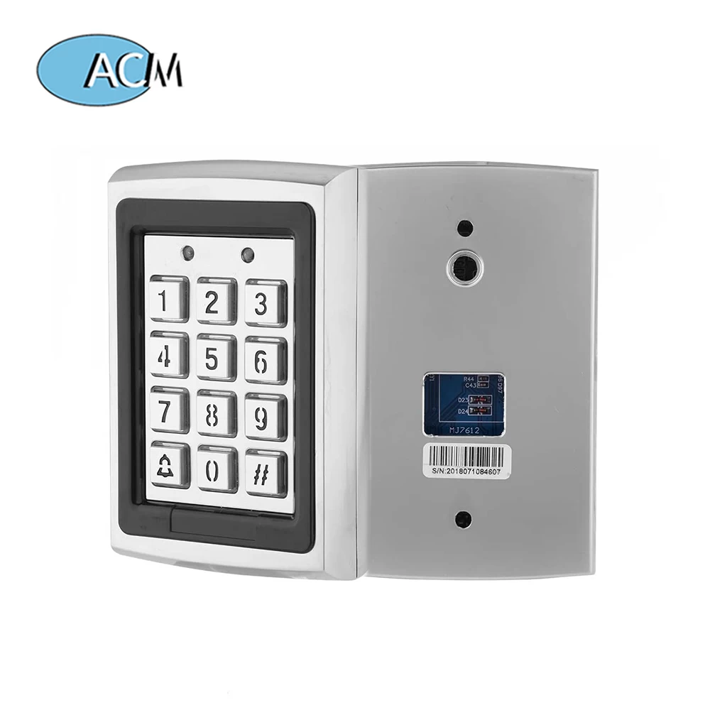 Cina Security System Waterproof Metal Case Proximity RFID Reader 125khz Work Standalone Access Control Keypad produttore