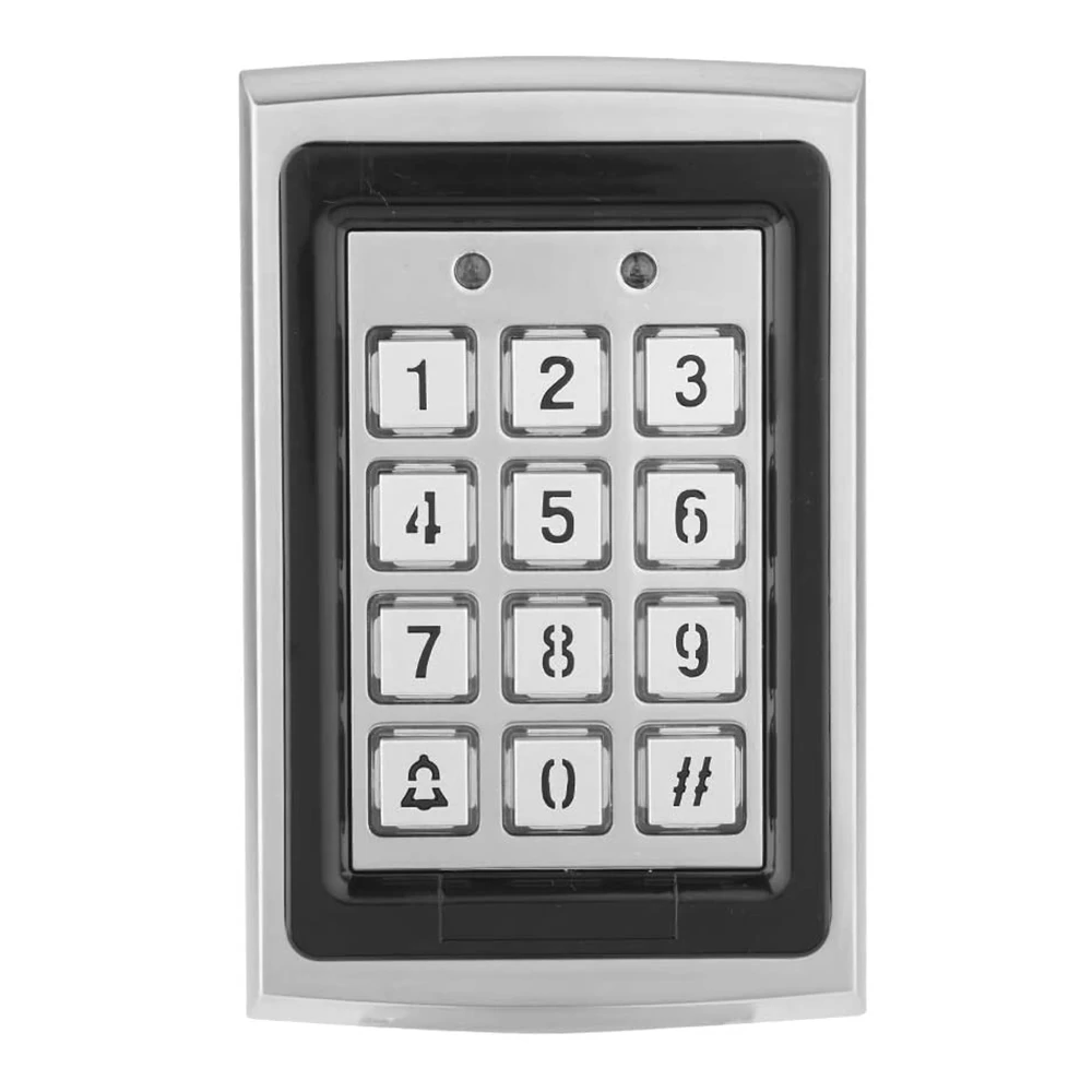 Security System Waterproof Metal Case Proximity RFID Reader 125khz Work Standalone Access Control Keypad