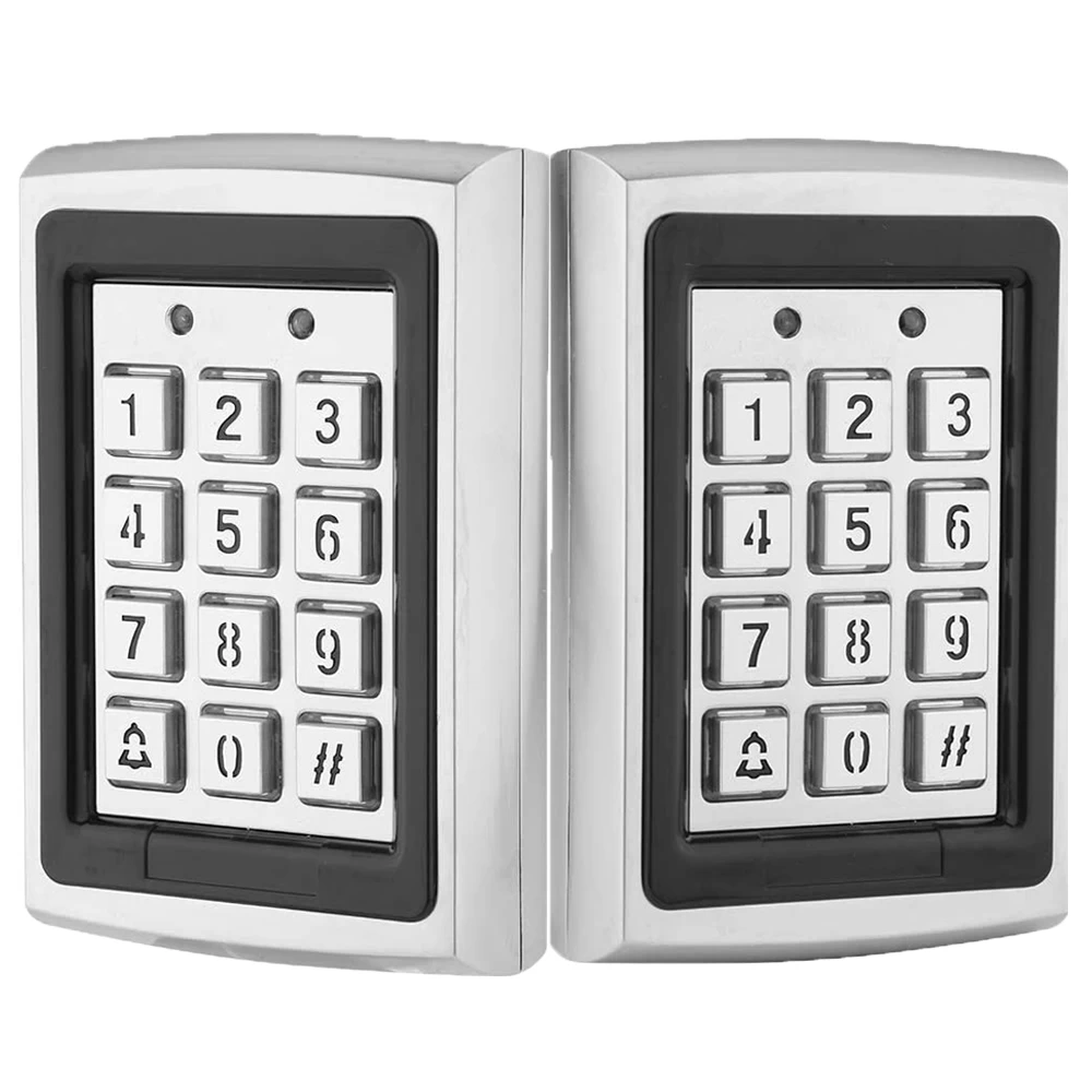 Security System Waterproof Metal Case Proximity RFID Reader 125khz Work Standalone Access Control Keypad