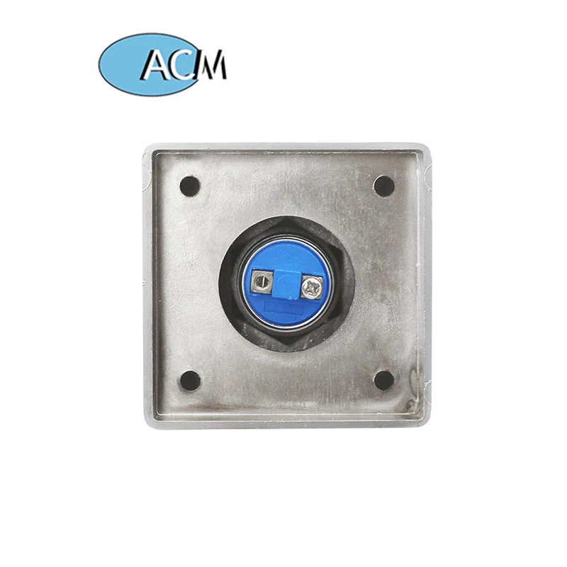 Square Zinc Alloy Metal Green Red Mushroom Request to Exit Switch access control door exit push button with back box