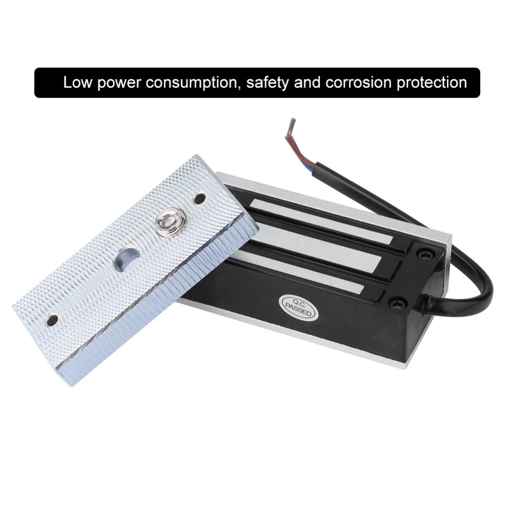 Surface Mounted 12V Magnetic Cabinet Lock 60kg 120lbs Holding Force Mini Electric Door Lock