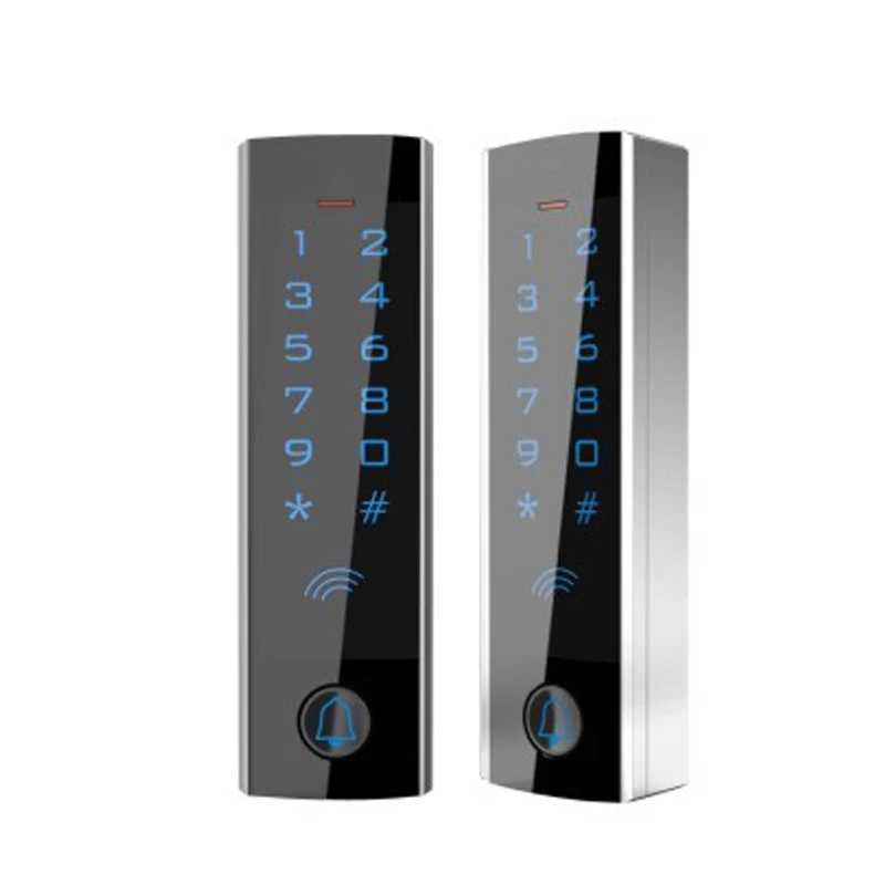 Touch Display Slim Access Control Keypad With Doorbell