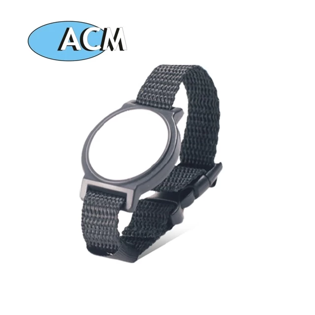 China Wholesale Access Control Colorful Nylon Bracelet RFID Wristband manufacturer