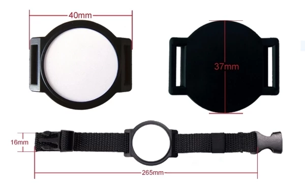 Wholesale Access Control Colorful Nylon Bracelet RFID Wristband